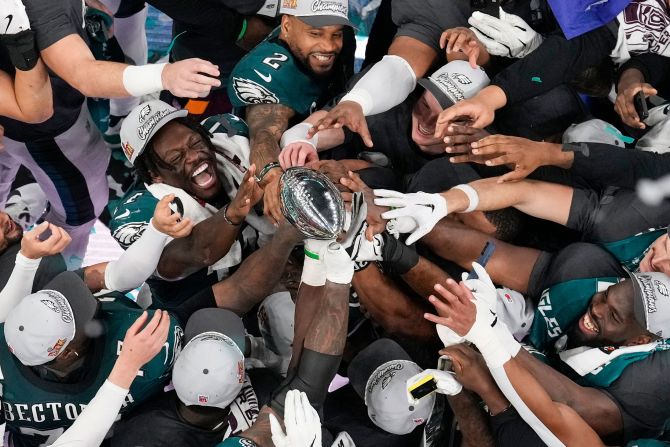 Philadelphia Eagles bröt trenden att Kansas City Chiefs vann mästerskapet